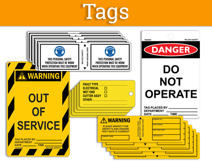 Tags From Safety Signs