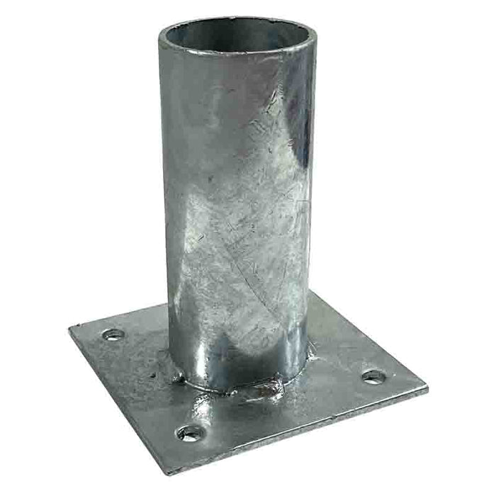 Flanged Post Holder With Wedge