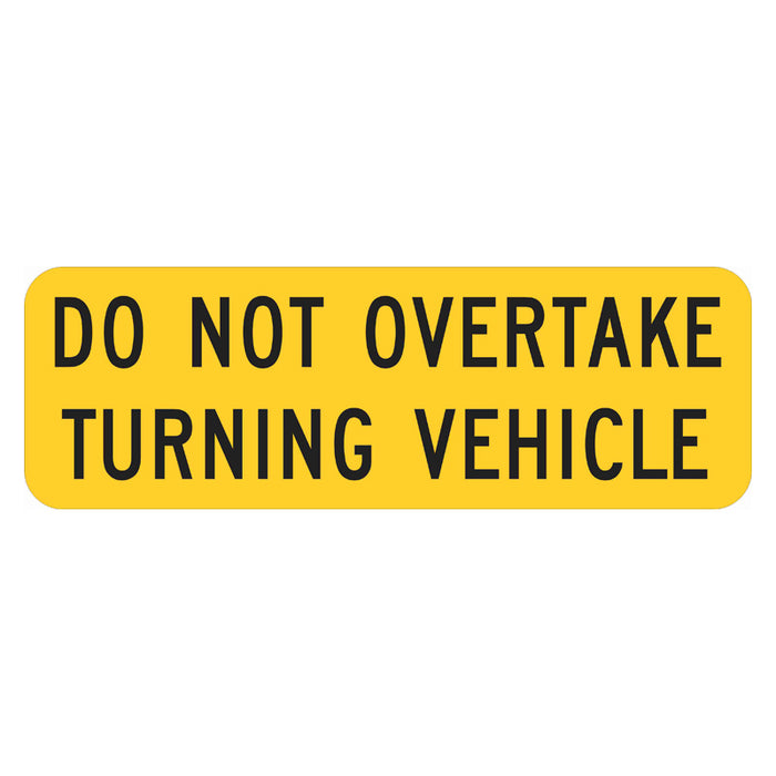 Rear Marking Plates - Caravans