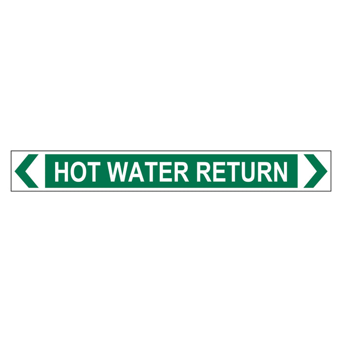 Pipe Marker - Hot Water Return
