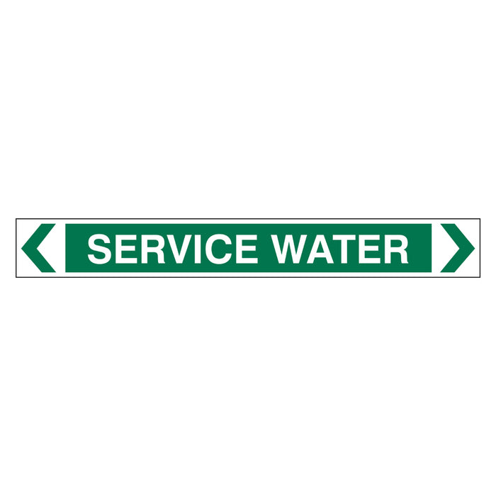 Pipe Marker - Service Water