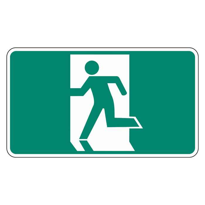 Exit Sign - Running Man