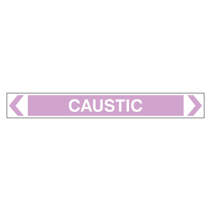 Pipe Marker - Caustic