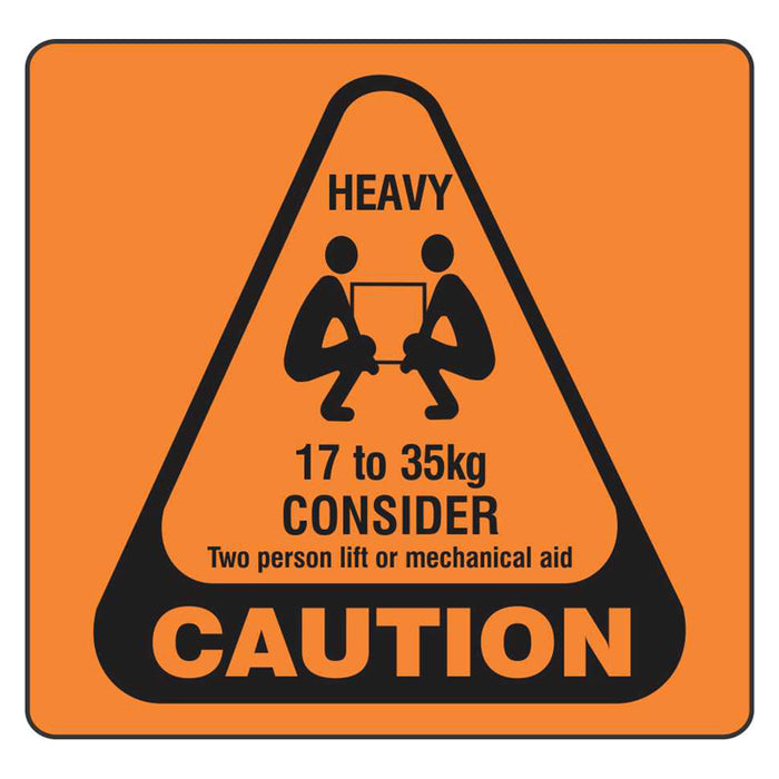 Packaging Labels - 17 - 35 KG Heavy