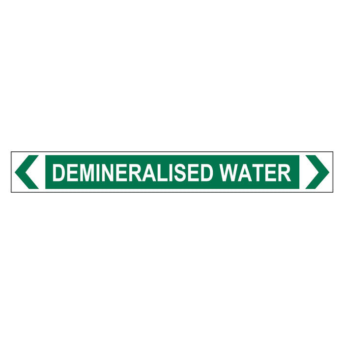 Pipe Marker - Demineralised Water