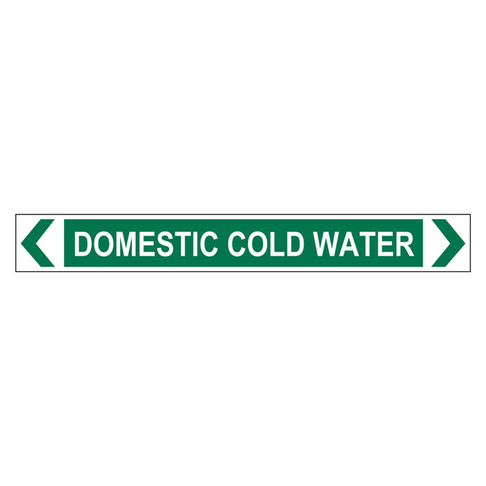 Pipe Marker - Domestic Cold Water