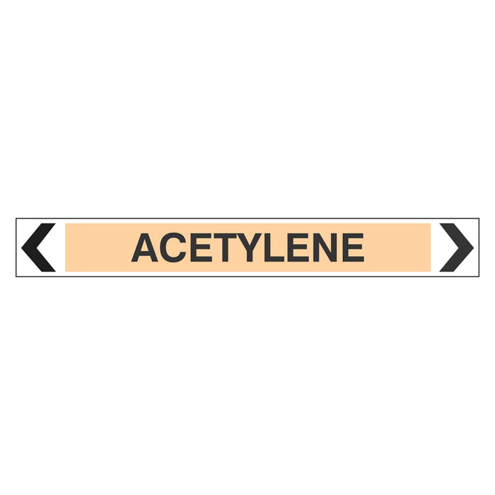Pipe Marker - Acetylene
