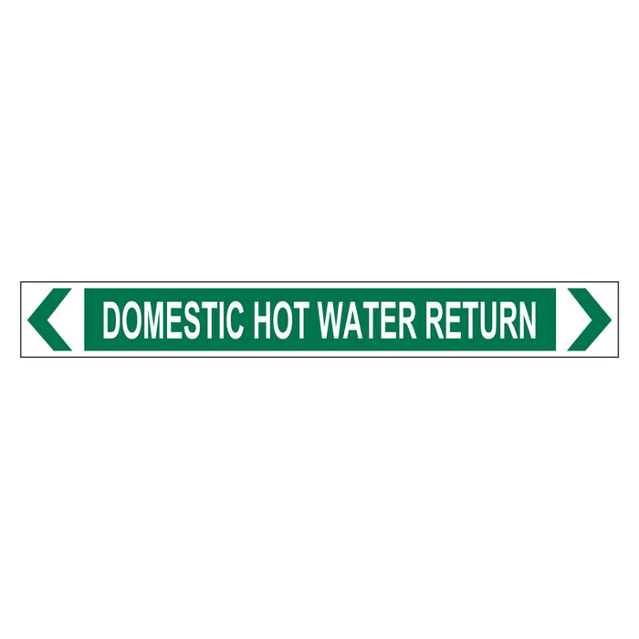 Pipe Marker - Domestic Hot Water Return
