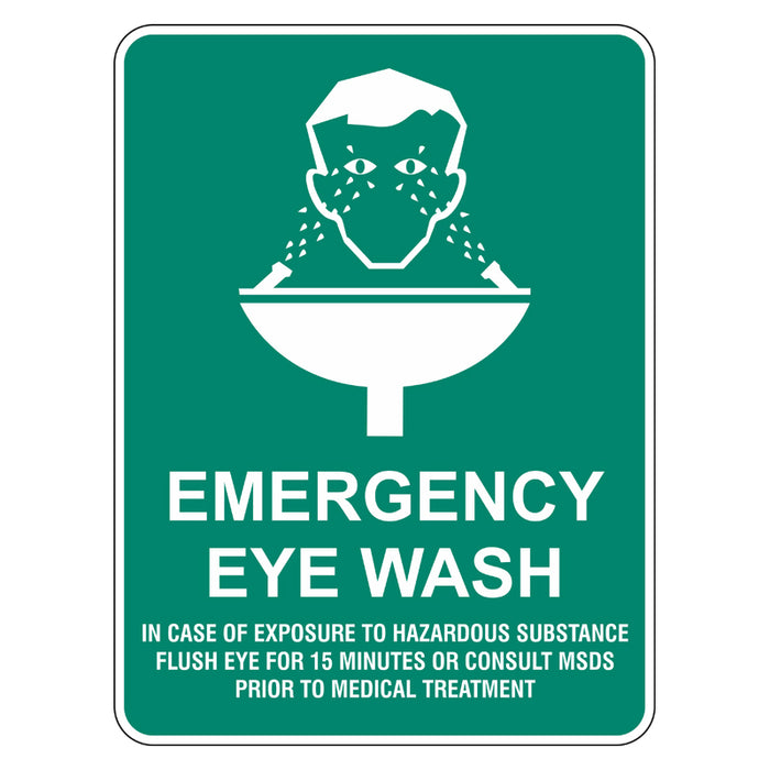 Emergency Sign - Emergency Eye Wash