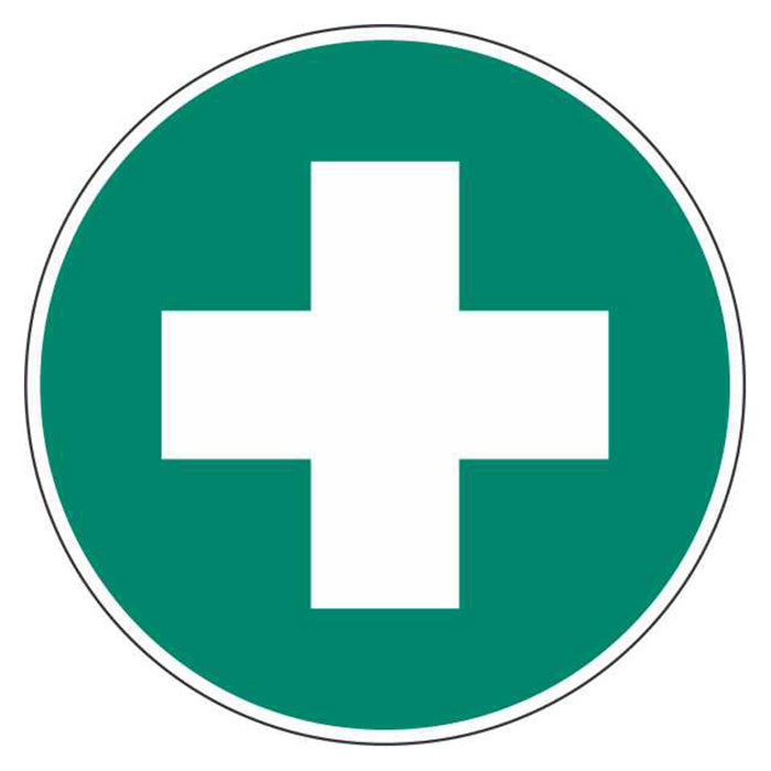 Emergency Sign - First Aid Disc