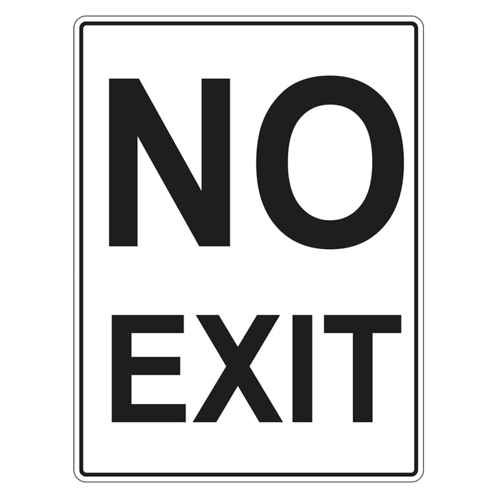 Car Park Sign - No Exit