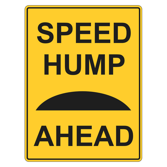 Car Park Sign - Speed Hump Ahead