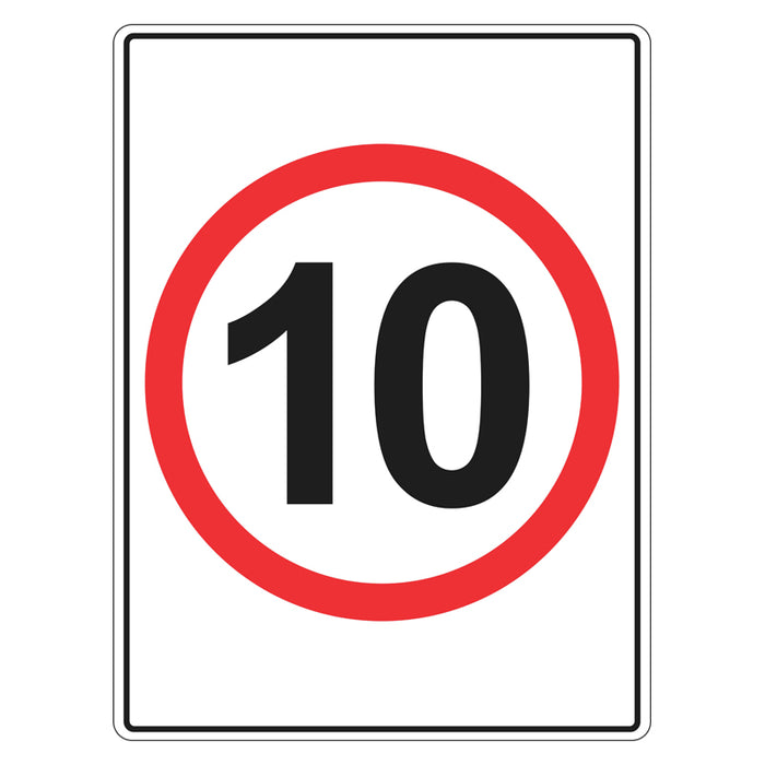 Speed Limit Sign - 10 km