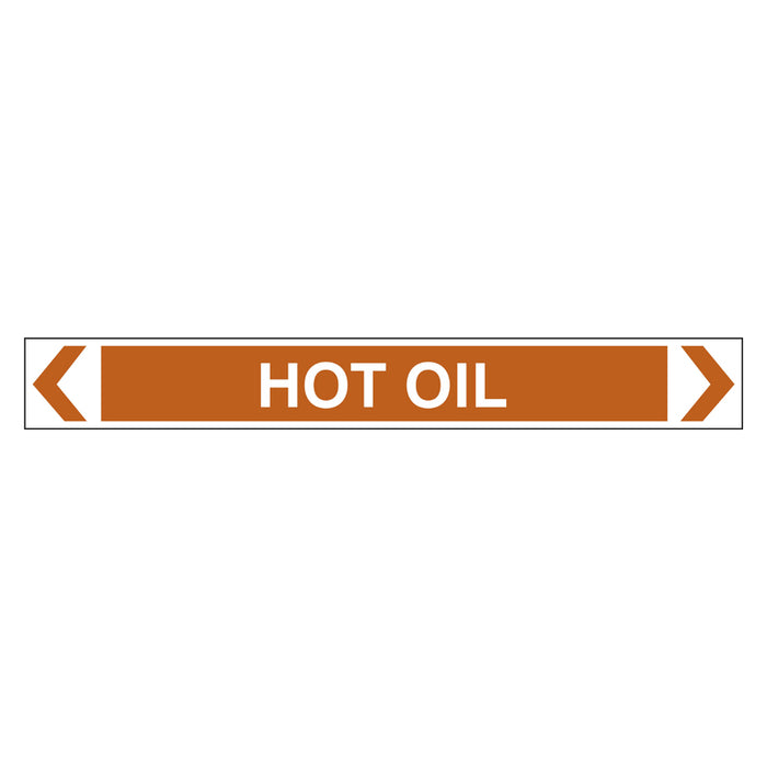 Pipe Marker - Hot Oil