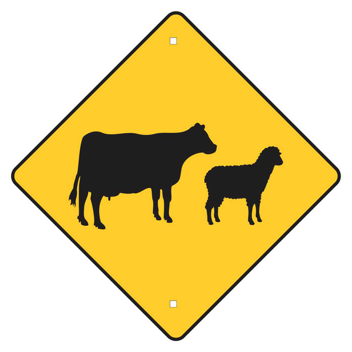 Traffic Sign - Cattle (W5-38)