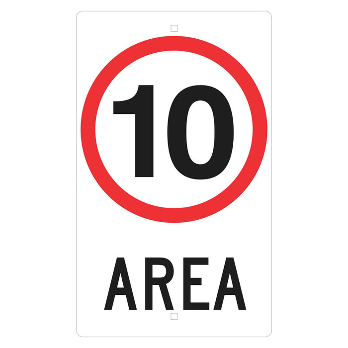 Traffic Sign - 10 KM Area (R4-10)