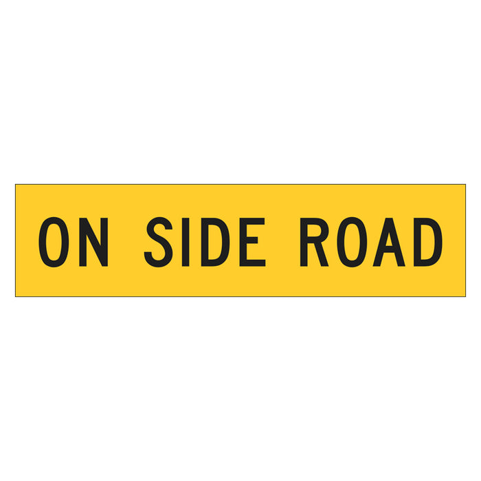 Multi Message Frame Sign - On Side Road