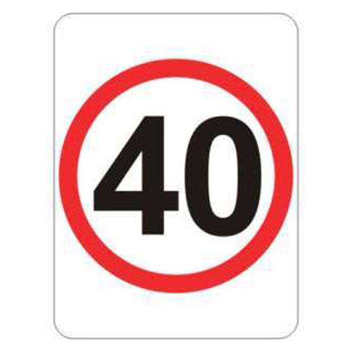 Traffic Sign - 40 KM (R4-1)