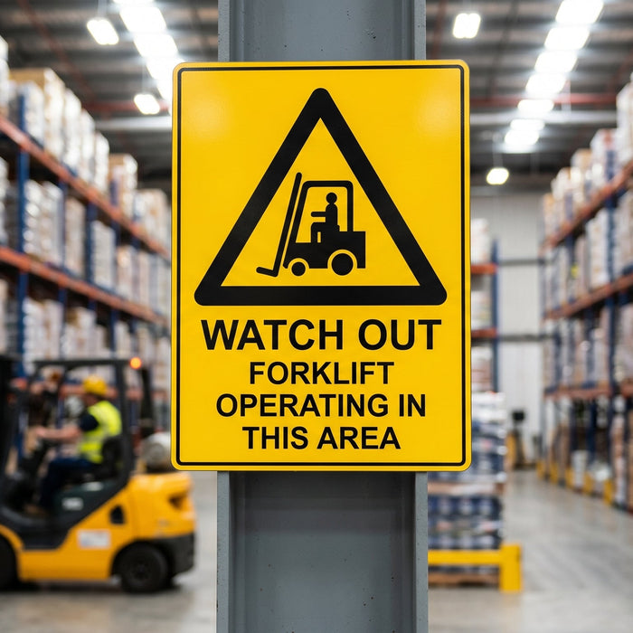 Warehouse Warning Signs: AS 1319 Hazard Signs for Distribution Centres