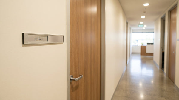 In Use / Vacant & Amenity Door Signs for Workplaces