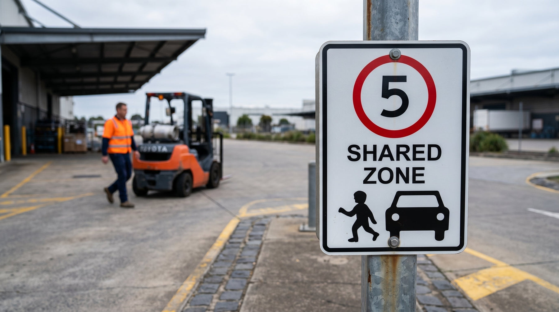 Speed Limit & Shared Zone Signs for Workplaces & Car Parks