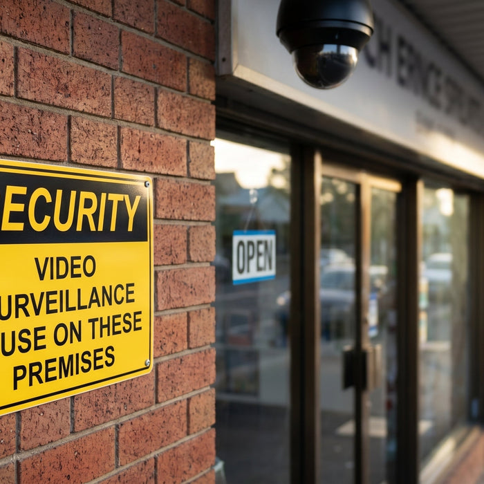 CCTV & Security Signs: Surveillance Notification for Australian Sites