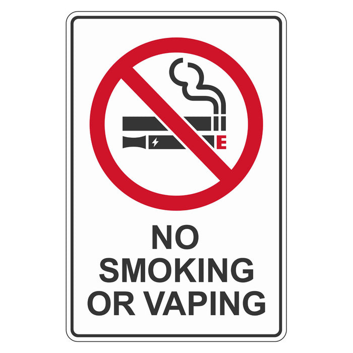 Prohibition Sign - No Smoking Or Vaping