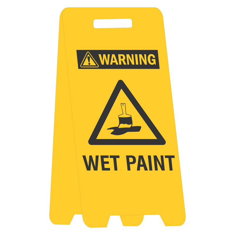 Plastic A-Frame Wet Paint — Safetysigns.com.au