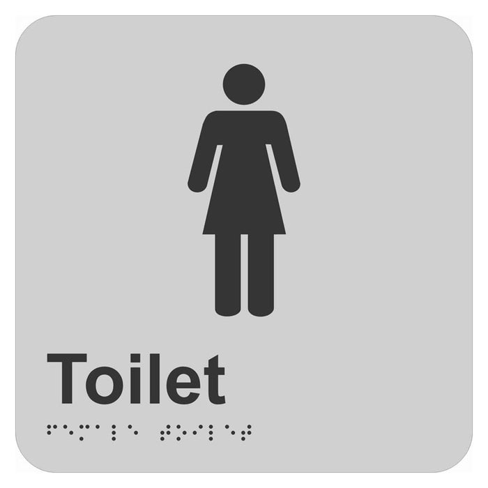 Braille Sign - Ladies Toilet