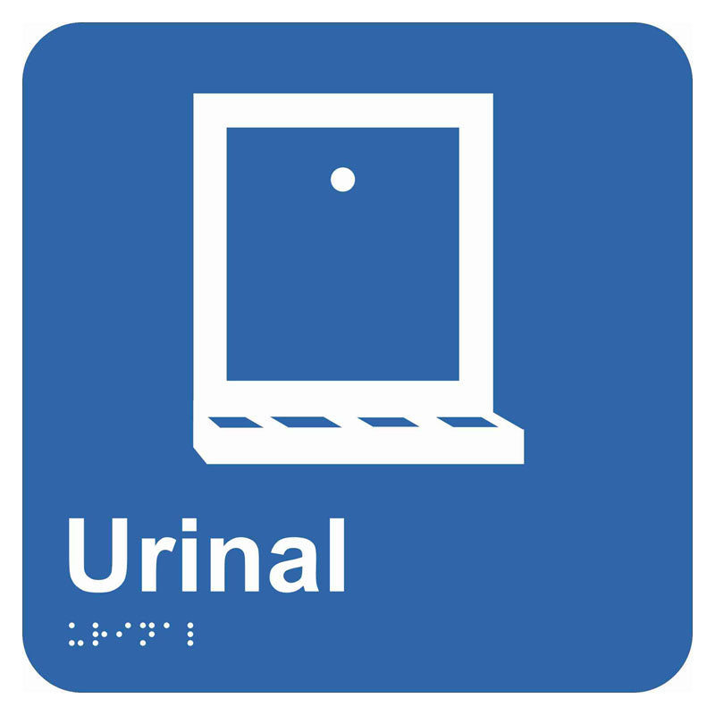 Braille Sign - Urinal — Safetysigns.com.au