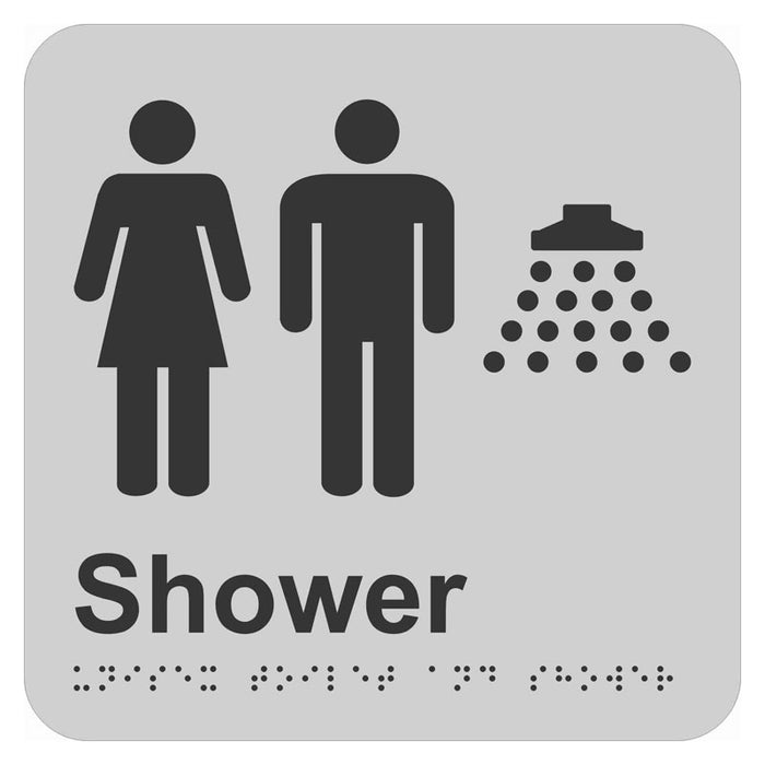 Braille Sign - Unisex Shower