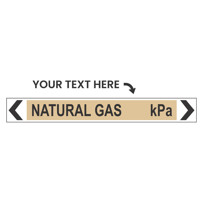 Pipe Marker - Natural Gas kpa