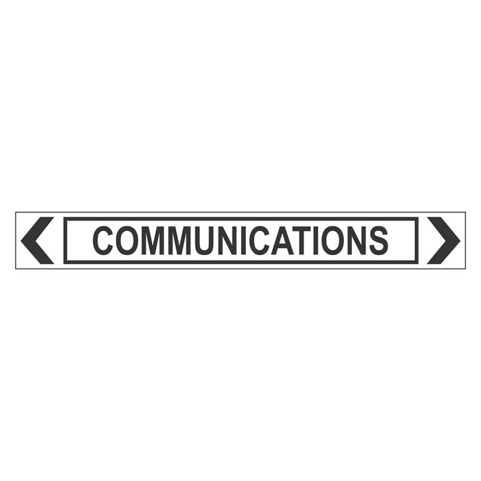 Pipe Marker - Communications
