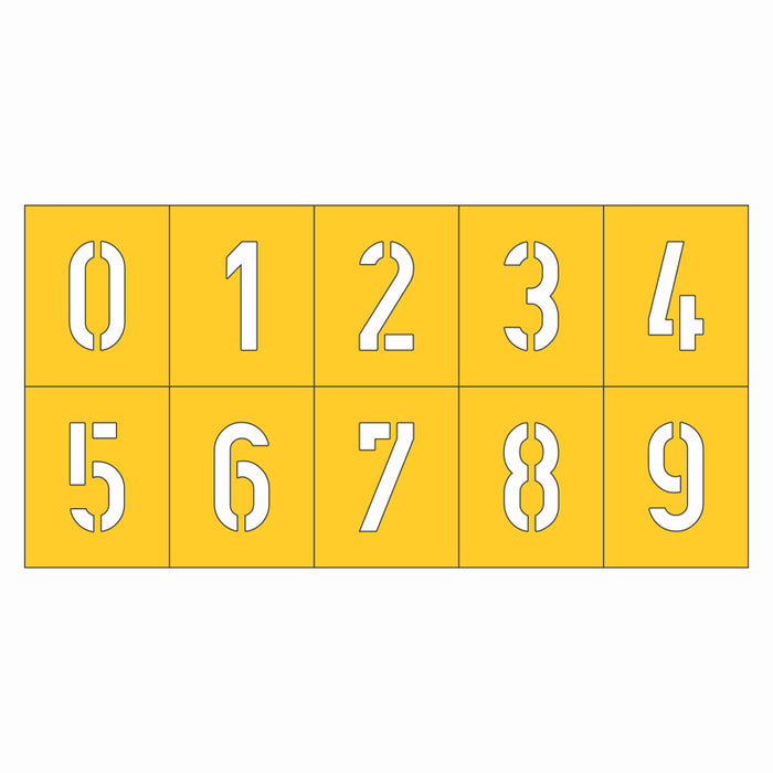Stencil Set - Numbers