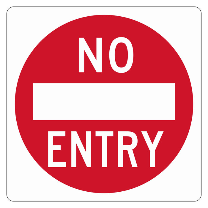 Traffic Sign - No Entry (R2-4A)