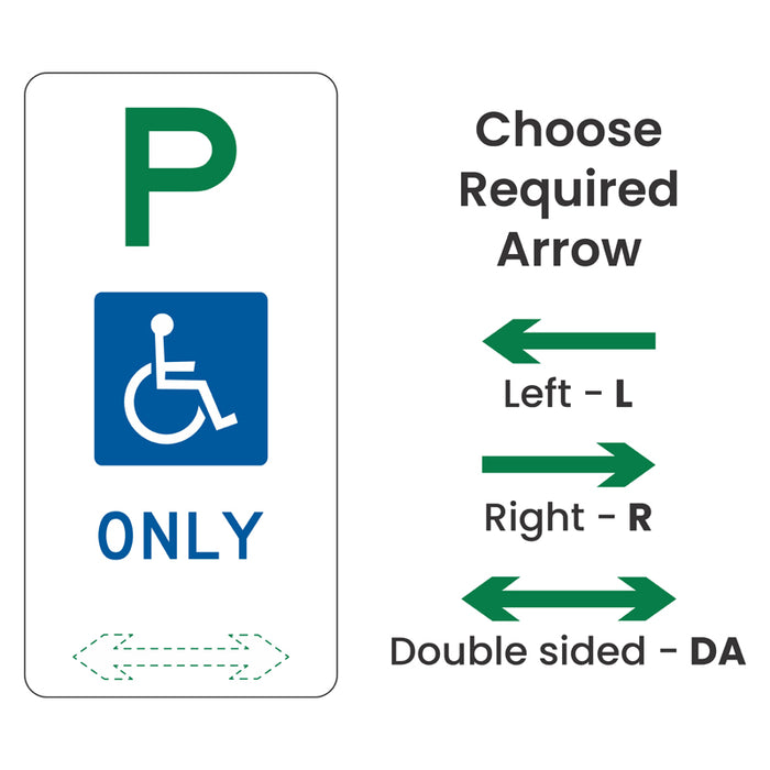 Disabled Parking Only Sign