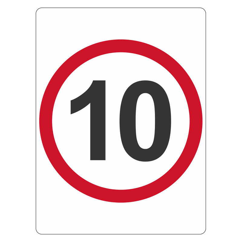 Traffic Sign - 10 KM (R4-1) — Safetysigns.com.au