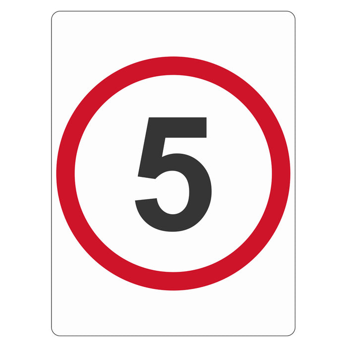 Traffic Sign - 5 KM (R4-1)