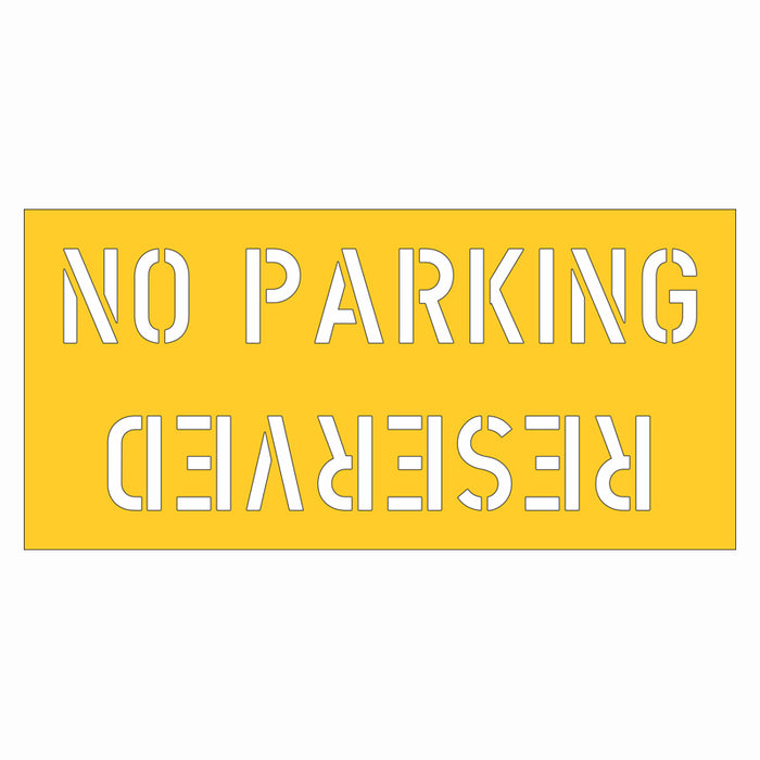 Stencil - No Parking / Reserved