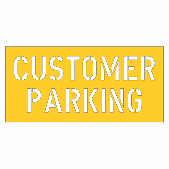 Stencil - Customer Parking