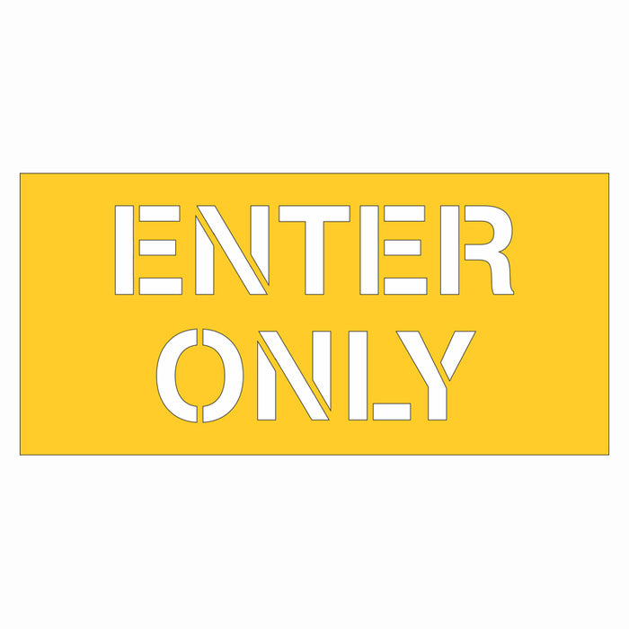 Stencil - Enter Only