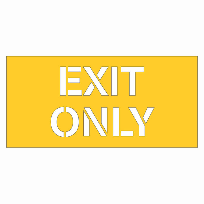 Stencil - Exit Only