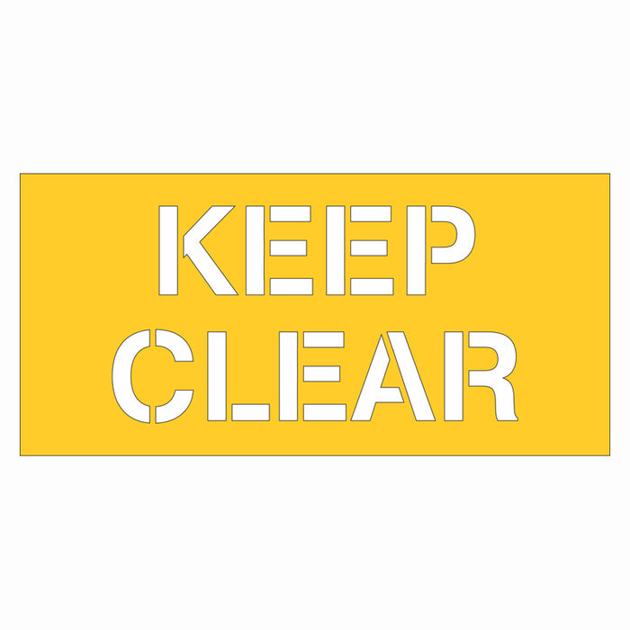 Stencil - Keep Clear