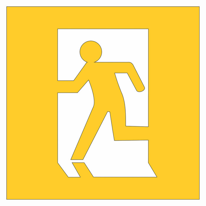 Stencil - Running Man