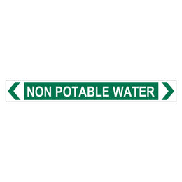 Pipe Marker - Non Potable Water