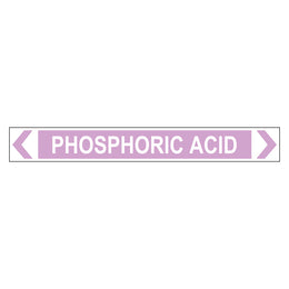 Pipe Marker - Phosphoric Acid