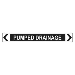 Pipe Marker - Pumped Drainage