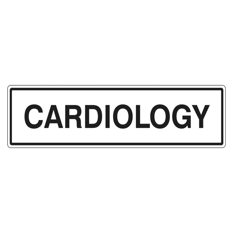Cardiology Sign — Safetysigns.com.au