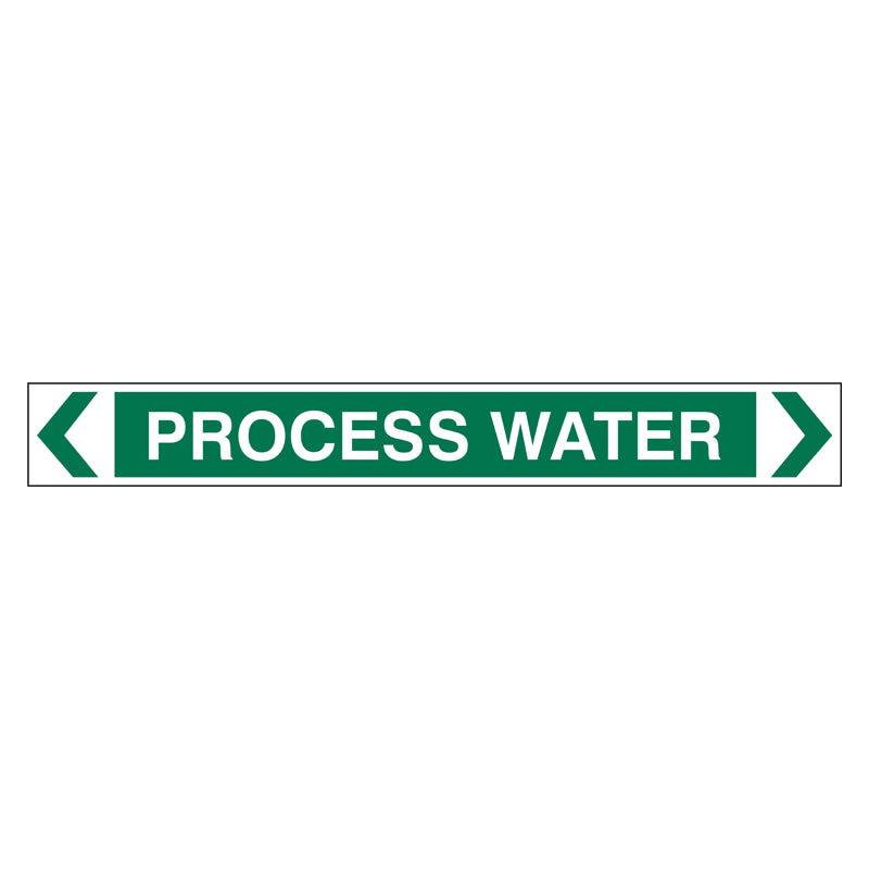 Pipe Marker - Process Water — Safetysigns.com.au