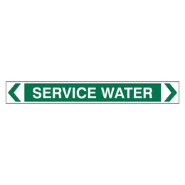 Pipe Marker - Service Water